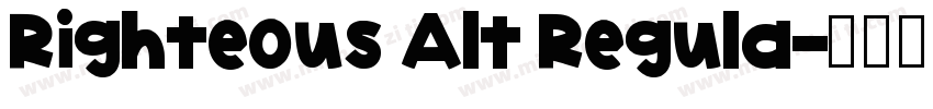 Righteous Alt Regula字体转换